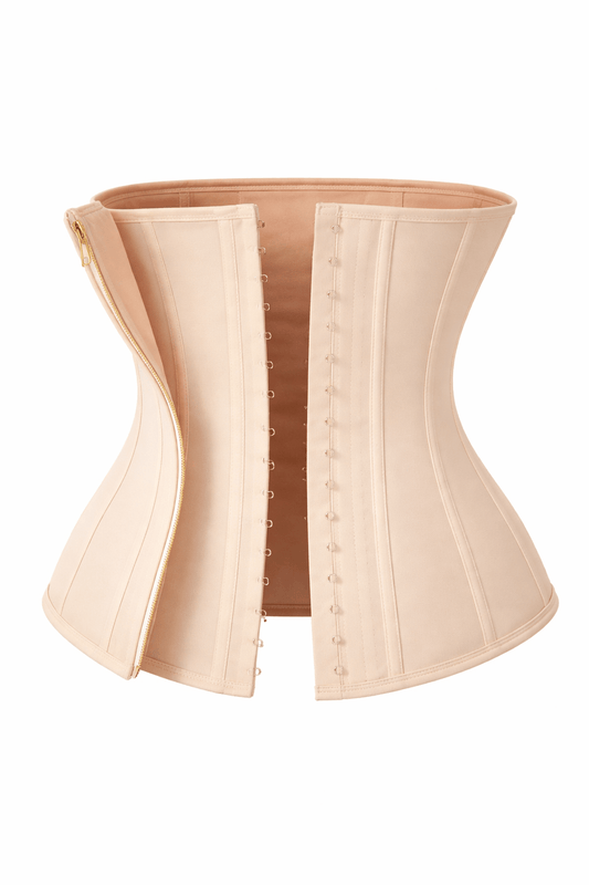 Faja reductora diseñada para moldear la cintura, reducir medidas y estilizar la figura femenina.